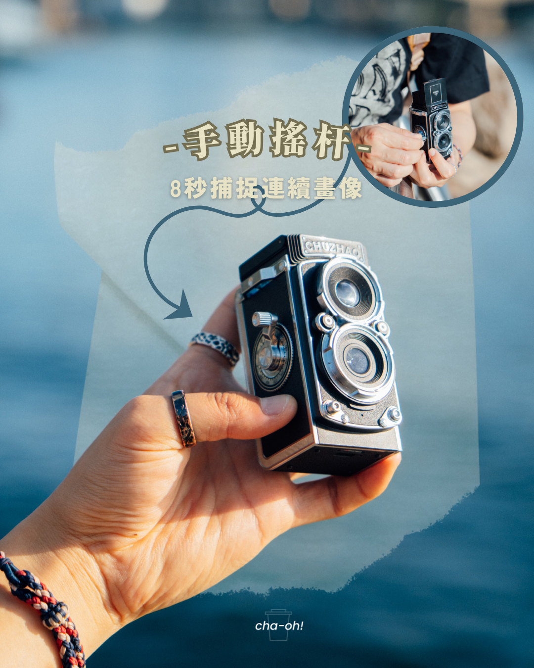 【復古雙鏡造型】Hedonic 迷你數碼相機｜12MP｜1080P