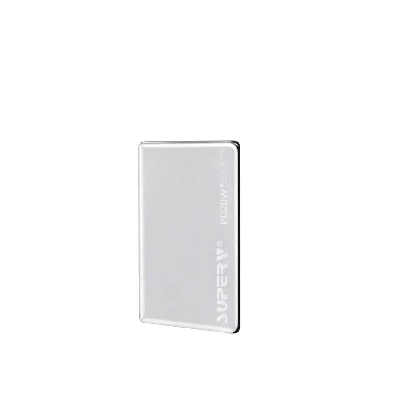 SUPERV 🇭🇰 PB05 極致超薄磁吸行動電源｜5000mAh・PD20W快充｜0.7cm超薄・MagSafe磁吸