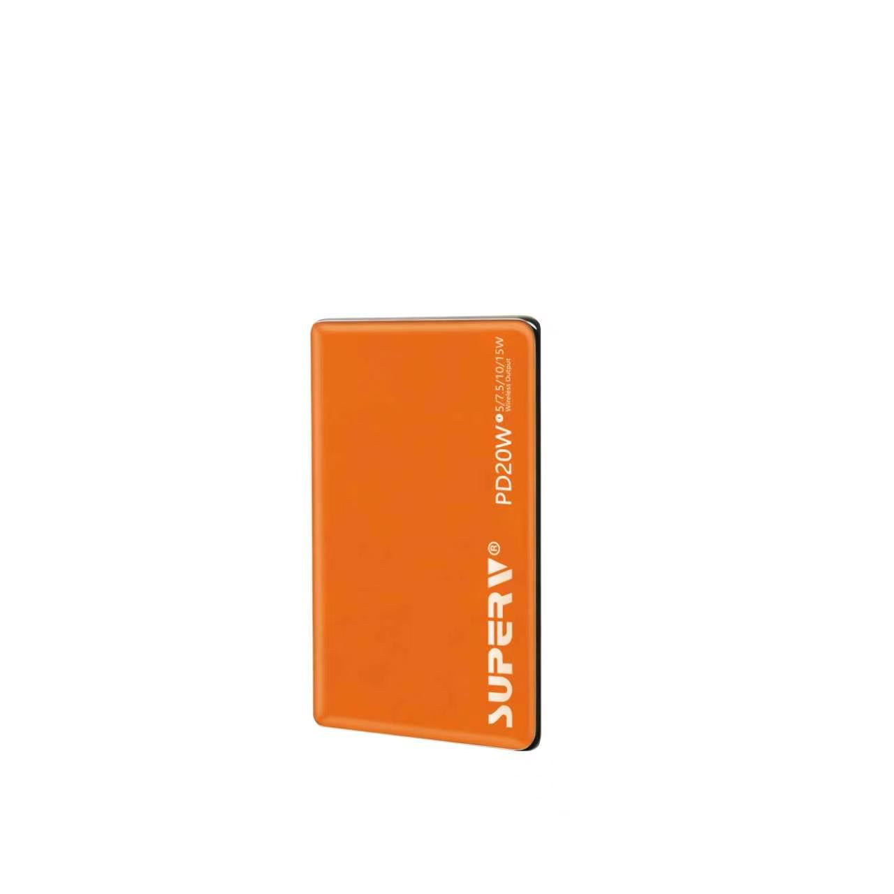 SUPERV 🇭🇰 PB05 極致超薄磁吸行動電源｜5000mAh・PD20W快充｜0.7cm超薄・MagSafe磁吸
