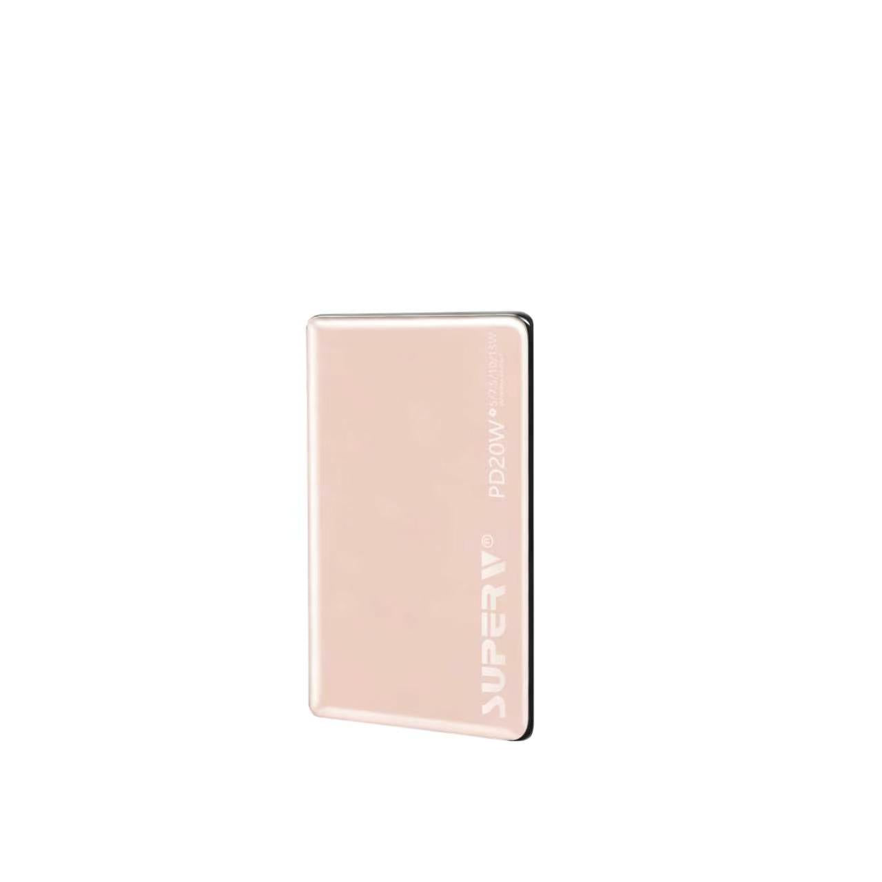 SUPERV 🇭🇰 PB05 極致超薄磁吸行動電源｜5000mAh・PD20W快充｜0.7cm超薄・MagSafe磁吸