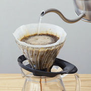 HARIO 🇯🇵  V60 耐熱玻璃手沖咖啡濾杯 01｜HARIO Glass® 日本製｜1-2杯用・黑/白雙色 VDGR-01